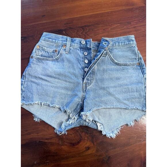 Levi's Pants - Levi’s 501 Cut off Denim Shorts Womens Size 27